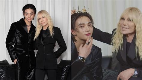 donatella versace hyunjin|who is the versace prince.